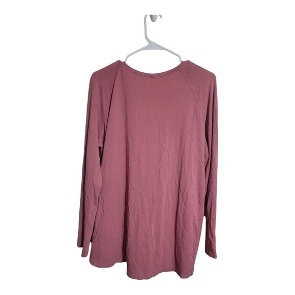 Lululemon Top Women 14 Pink Emerald Athleisure Activewear Sportswear Crossfit - Picture 2 of 5